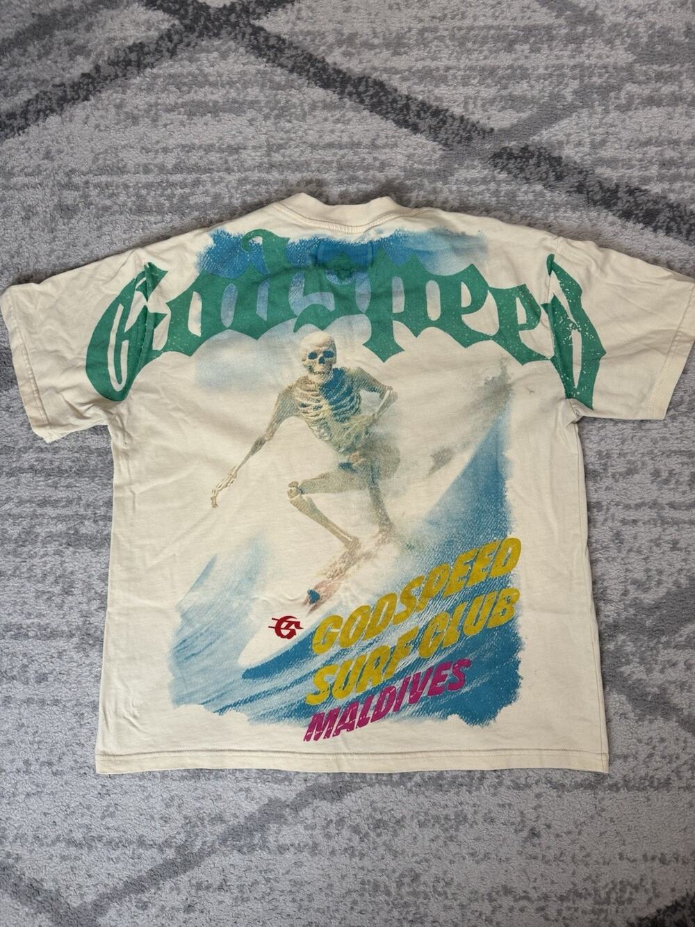 Godspeed New York Surf Club Men's T-Shirt Size Small